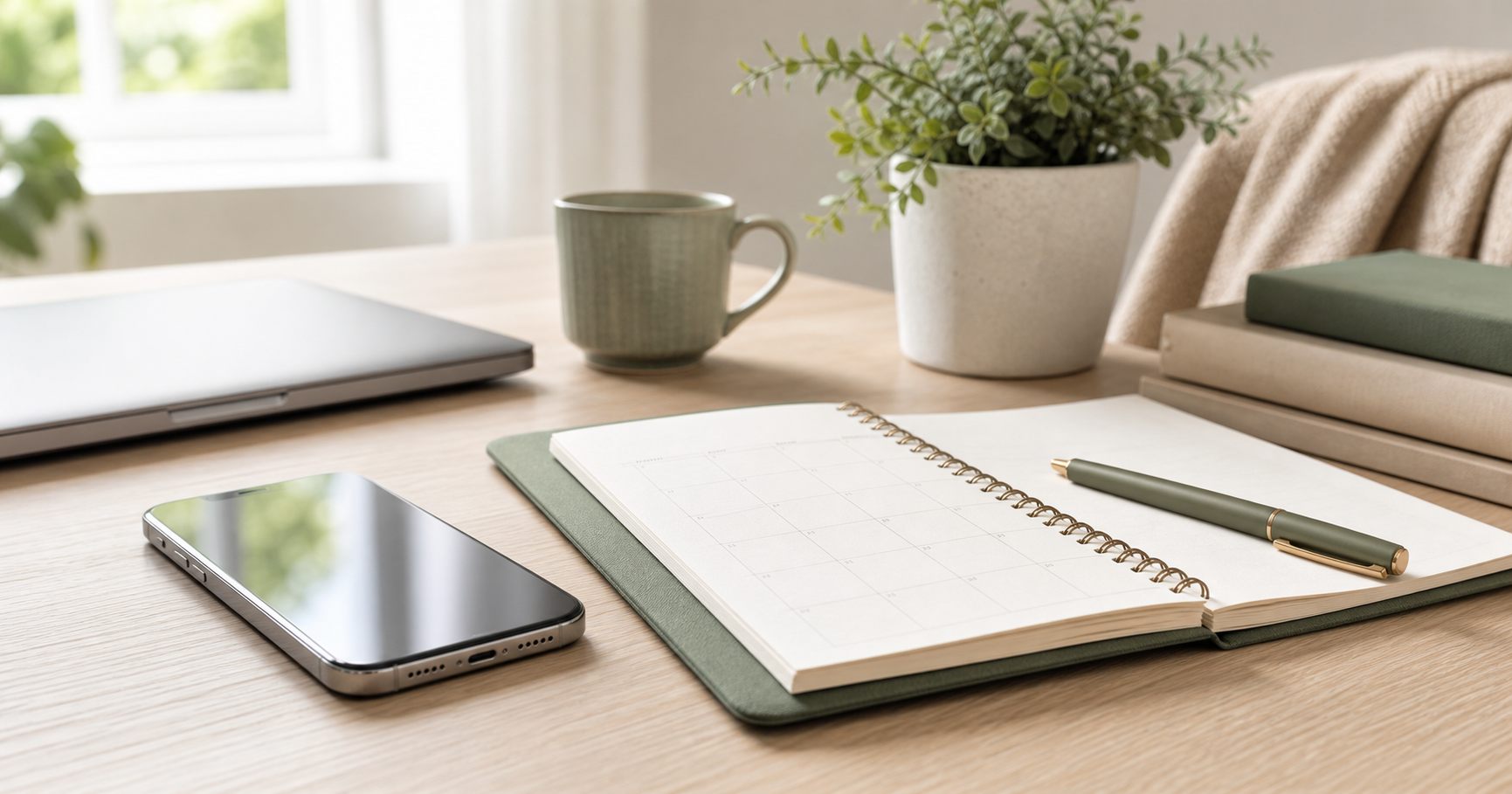 A calm consultation setting representing planning and CBT strategies for ADHD and alcohol patterns