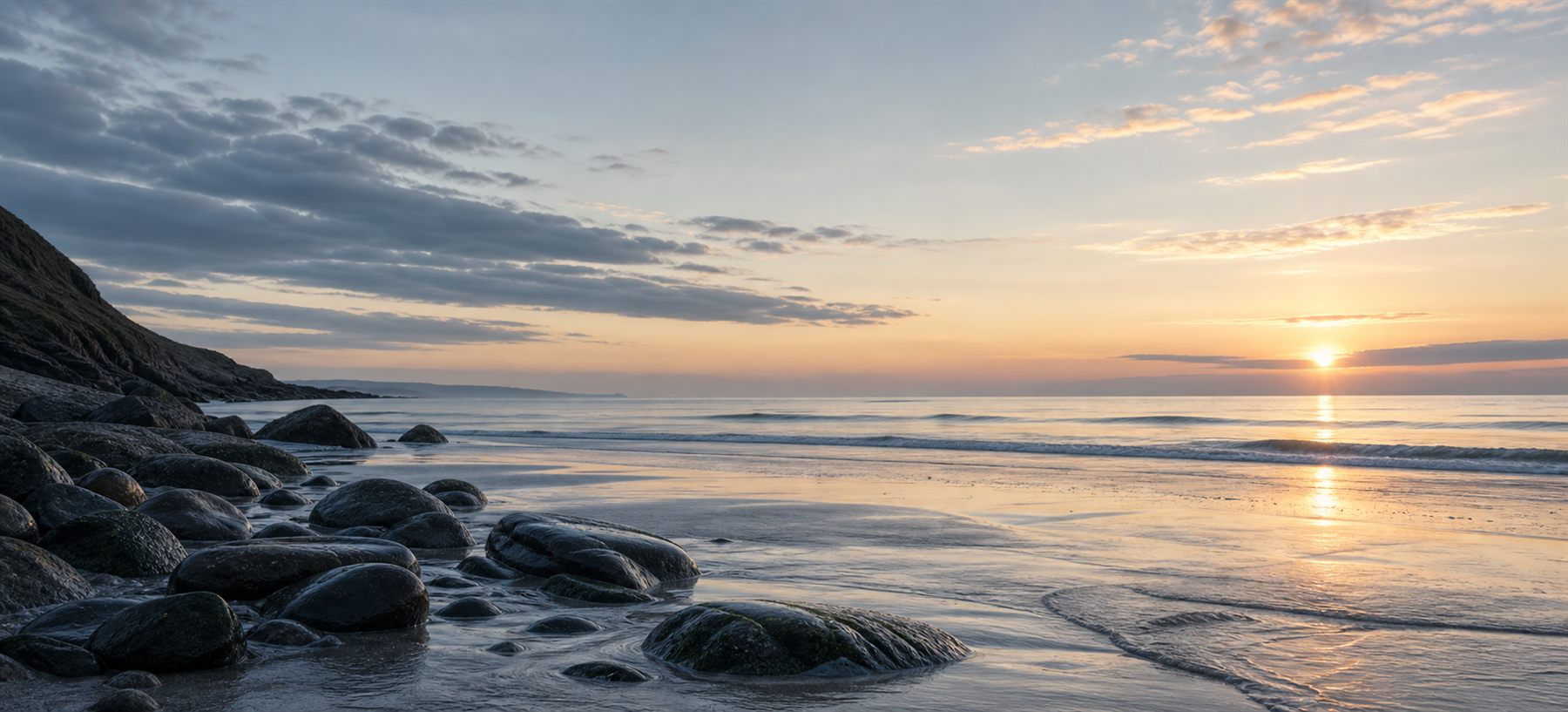 A quiet sea view representing the pull to escape, seek relief and manage emotional vulnerability